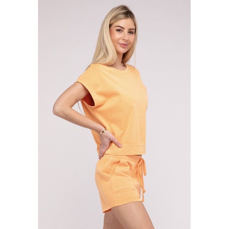Kimmie Matching Top and Shorts Set