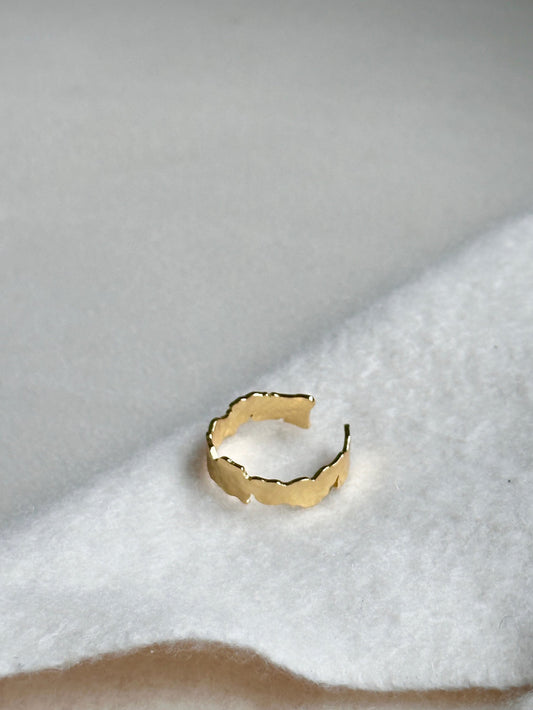 Donna Plated Gold Ring