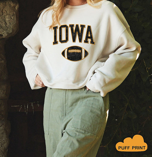 University of Iowa Football Graphic Sweatshirt
